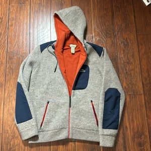 LL Bean Men’s Wool Jacket/Sweater. - Size Large.